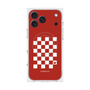 プレミアムスクエアケース with MagSafe［ Racing checkered flag Red - レーシングチェッカーフラッグ レッド ］