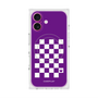 プレミアムスクエアケース with MagSafe［ Racing checkered flag Purple - レーシングチェッカーフラッグ パープル ］