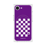 プレミアムスクエアケース with MagSafe［ Racing checkered flag Purple - レーシングチェッカーフラッグ パープル ］