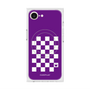 プレミアムスクエアケース with MagSafe［ Racing checkered flag Purple - レーシングチェッカーフラッグ パープル ］