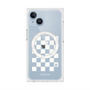 プレミアムスクエアケース with MagSafe［ Racing checkered flag White - レーシングチェッカーフラッグ ホワイト ］