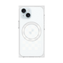 プレミアムスクエアケース with MagSafe［ Racing checkered flag White - レーシングチェッカーフラッグ ホワイト ］