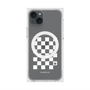 プレミアムスクエアケース with MagSafe［ Racing checkered flag White - レーシングチェッカーフラッグ ホワイト ］