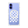 プレミアムスクエアケース with MagSafe［ Racing checkered flag White - レーシングチェッカーフラッグ ホワイト ］