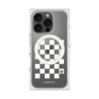 プレミアムスクエアケース with MagSafe［ Racing checkered flag White - レーシングチェッカーフラッグ ホワイト ］