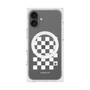 プレミアムスクエアケース with MagSafe［ Racing checkered flag White - レーシングチェッカーフラッグ ホワイト ］