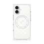 プレミアムスクエアケース with MagSafe［ Racing checkered flag White - レーシングチェッカーフラッグ ホワイト ］