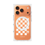 プレミアムスクエアケース with MagSafe［ Racing checkered flag White - レーシングチェッカーフラッグ ホワイト ］