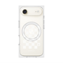 プレミアムスクエアケース with MagSafe［ Racing checkered flag White - レーシングチェッカーフラッグ ホワイト ］
