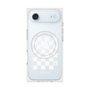 プレミアムスクエアケース with MagSafe［ Racing checkered flag White - レーシングチェッカーフラッグ ホワイト ］