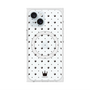 プレミアムスクエアケース with MagSafe［ CASEPLAY Crown dots Black - ケースプレイ・クラウン・ドッツ ブラック ］