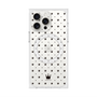 プレミアムスクエアケース with MagSafe［ CASEPLAY Crown dots Black - ケースプレイ・クラウン・ドッツ ブラック ］