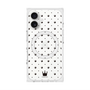 プレミアムスクエアケース with MagSafe［ CASEPLAY Crown dots Black - ケースプレイ・クラウン・ドッツ ブラック ］