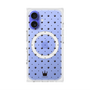 プレミアムスクエアケース with MagSafe［ CASEPLAY Crown dots Black - ケースプレイ・クラウン・ドッツ ブラック ］