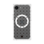 プレミアムスクエアケース with MagSafe［ CASEPLAY Crown dots Black - ケースプレイ・クラウン・ドッツ ブラック ］