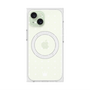 プレミアムスクエアケース with MagSafe［ CASEPLAY Crown dots White - ケースプレイ・クラウン・ドッツ ホワイト ］