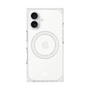 プレミアムスクエアケース with MagSafe［ CASEPLAY Crown dots White - ケースプレイ・クラウン・ドッツ ホワイト ］