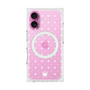 プレミアムスクエアケース with MagSafe［ CASEPLAY Crown dots White - ケースプレイ・クラウン・ドッツ ホワイト ］