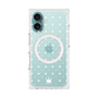 プレミアムスクエアケース with MagSafe［ CASEPLAY Crown dots White - ケースプレイ・クラウン・ドッツ ホワイト ］