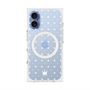 プレミアムスクエアケース with MagSafe［ CASEPLAY Crown dots White - ケースプレイ・クラウン・ドッツ ホワイト ］