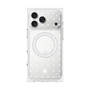 プレミアムスクエアケース with MagSafe［ CASEPLAY Crown dots White - ケースプレイ・クラウン・ドッツ ホワイト ］