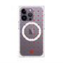 プレミアムスクエアケース with MagSafe［ CASEPLAY Crown dots Red - ケースプレイ・クラウン・ドッツ レッド ］