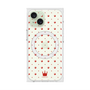 プレミアムスクエアケース with MagSafe［ CASEPLAY Crown dots Red - ケースプレイ・クラウン・ドッツ レッド ］