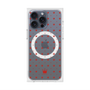 プレミアムスクエアケース with MagSafe［ CASEPLAY Crown dots Red - ケースプレイ・クラウン・ドッツ レッド ］