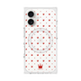 プレミアムスクエアケース with MagSafe［ CASEPLAY Crown dots Red - ケースプレイ・クラウン・ドッツ レッド ］
