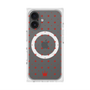 プレミアムスクエアケース with MagSafe［ CASEPLAY Crown dots Red - ケースプレイ・クラウン・ドッツ レッド ］