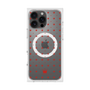 プレミアムスクエアケース with MagSafe［ CASEPLAY Crown dots Red - ケースプレイ・クラウン・ドッツ レッド ］