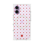 プレミアムスクエアケース with MagSafe［ CASEPLAY Crown dots Red - ケースプレイ・クラウン・ドッツ レッド ］