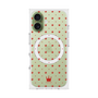 プレミアムスクエアケース with MagSafe［ CASEPLAY Crown dots Red - ケースプレイ・クラウン・ドッツ レッド ］