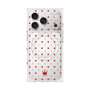 プレミアムスクエアケース with MagSafe［ CASEPLAY Crown dots Red - ケースプレイ・クラウン・ドッツ レッド ］