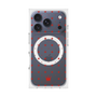 プレミアムスクエアケース with MagSafe［ CASEPLAY Crown dots Red - ケースプレイ・クラウン・ドッツ レッド ］
