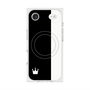 プレミアムスクエアケース with MagSafe［ CASEPLAY Bi-Colors Black & White - ケースプレイ・バイカラー ブラック＆ホワイト ］