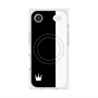 プレミアムスクエアケース with MagSafe［ CASEPLAY Bi-Colors Black & White - ケースプレイ・バイカラー ブラック＆ホワイト ］