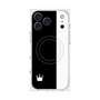 プレミアムスクエアケース with MagSafe［ CASEPLAY Bi-Colors Black & White - ケースプレイ・バイカラー ブラック＆ホワイト ］