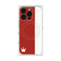プレミアムスクエアケース with MagSafe［ CASEPLAY Bi-Colors Red & White - ケースプレイ・バイカラー レッド＆ホワイト ］