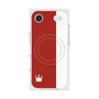 プレミアムスクエアケース with MagSafe［ CASEPLAY Bi-Colors Red & White - ケースプレイ・バイカラー レッド＆ホワイト ］