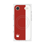 プレミアムスクエアケース with MagSafe［ CASEPLAY Bi-Colors Red & White - ケースプレイ・バイカラー レッド＆ホワイト ］