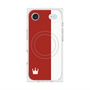 プレミアムスクエアケース with MagSafe［ CASEPLAY Bi-Colors Red & White - ケースプレイ・バイカラー レッド＆ホワイト ］