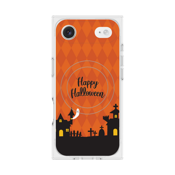 プレミアムスクエアケース with MagSafe［ Halloween World - Orange ］