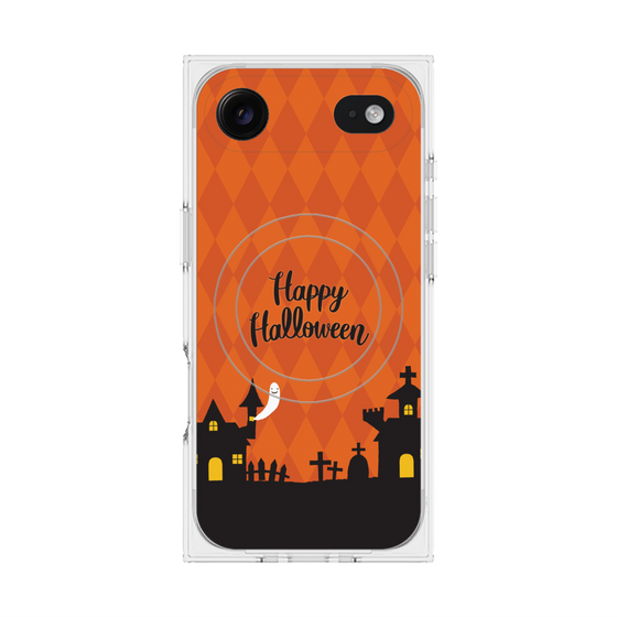 プレミアムスクエアケース with MagSafe［ Halloween World - Orange ］