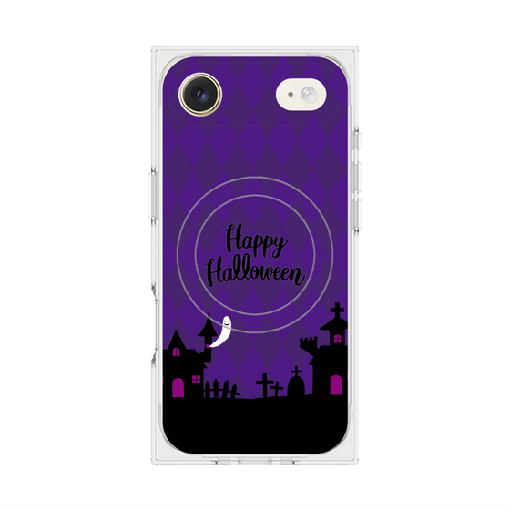 プレミアムスクエアケース with MagSafe［ Halloween World - Purple ］