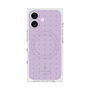 プレミアムスクエアケース with MagSafe［ LANVIN en Bleu Tiny dots Purple - ランバン ドット パープル ］