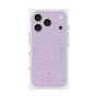 プレミアムスクエアケース with MagSafe［ LANVIN en Bleu Tiny dots Purple - ランバン ドット パープル ］
