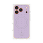 プレミアムスクエアケース with MagSafe［ LANVIN en Bleu Tiny dots Purple - ランバン ドット パープル ］