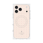 プレミアムスクエアケース with MagSafe［ LANVIN en Bleu Tiny dots Pink - ランバン ドット ピンク ］
