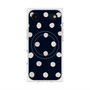 プレミアムスクエアケース with MagSafe［ 水彩ドット・レトロカラー - Navy ］